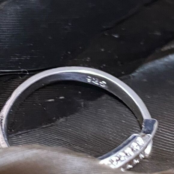 Sterling Silver Boho Feather Adjustable Open Band Ring Jewelry NEW - Picture 2 of 2